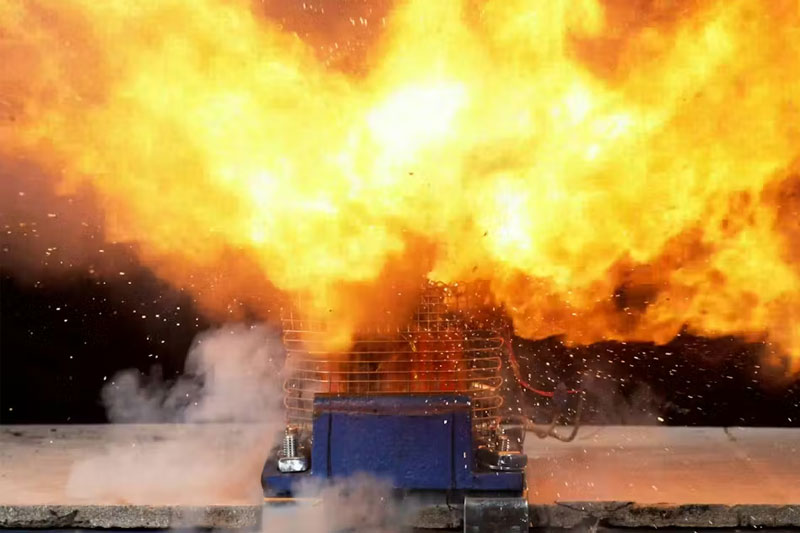 Research Corner: Lithium-Ion Battery Heat Release Rate and Explosion Hazards